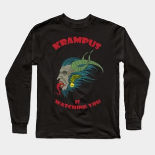 Krampus is watching you Long Sleeve T-Shirt